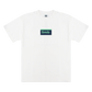 White Smib x Mascotte FUCK OV Rolling Tee with screen-printed logo on the front