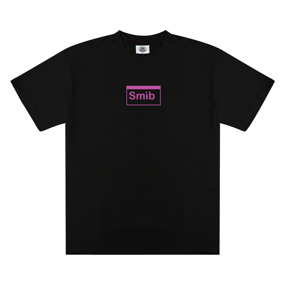 Smib FUCK OV Line Tee | Black - Pink