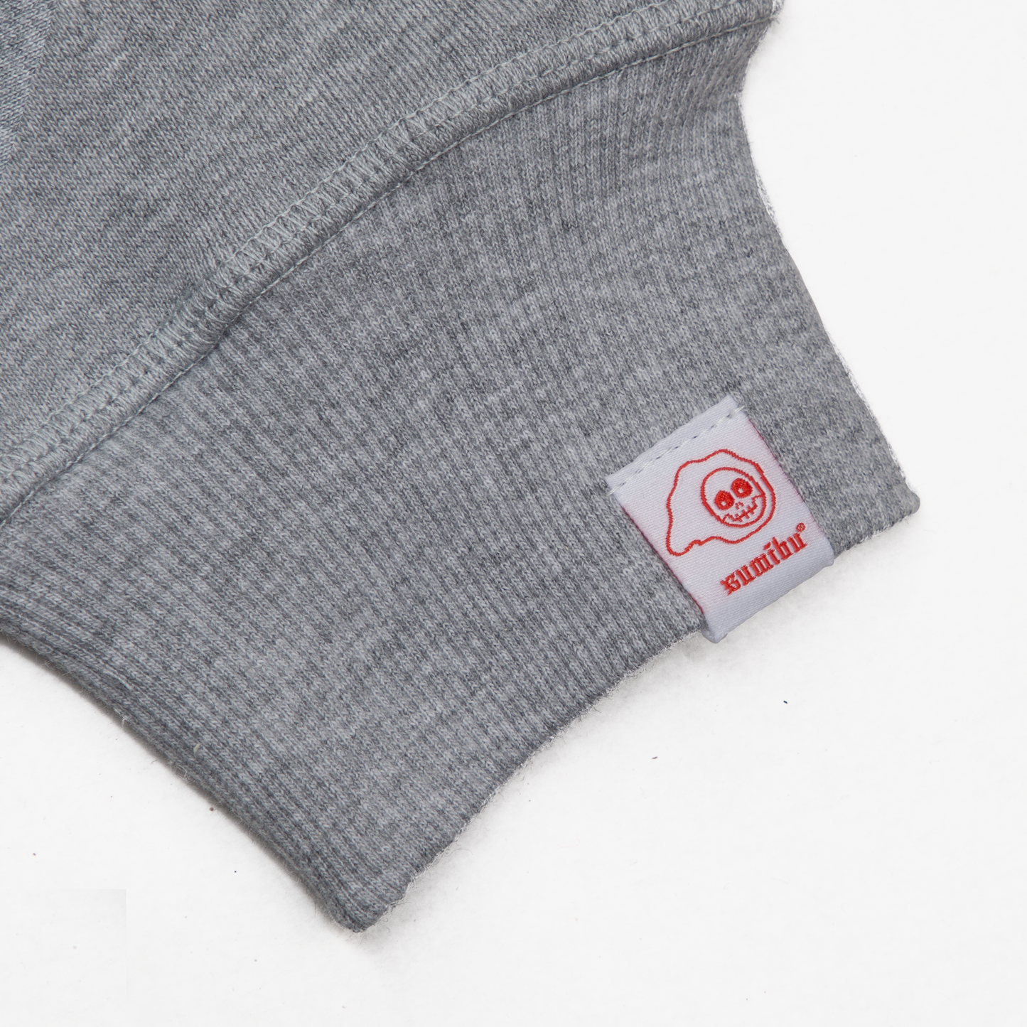 Tiny Ol' Sumibu Zip-Hoodie | Grey - White