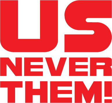 US NEVER THEM Logo